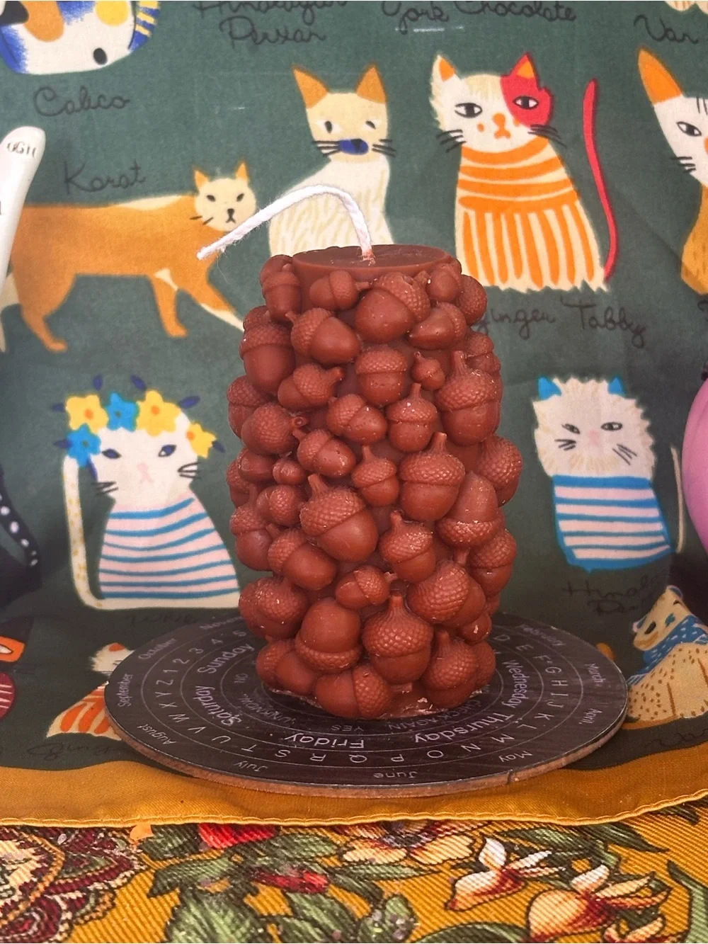 Woodland Acorn Candle